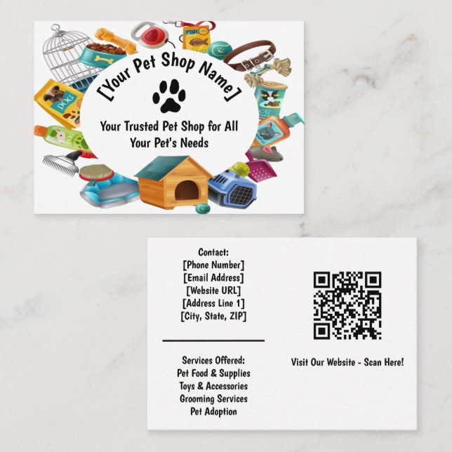 Geschäftskarte für den persönlichen Päpstlichen Sh Visitenkarte (Vorne/Hinten)