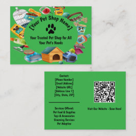 Geschäftskarte für den persönlichen Päpstlichen Sh Visitenkarte