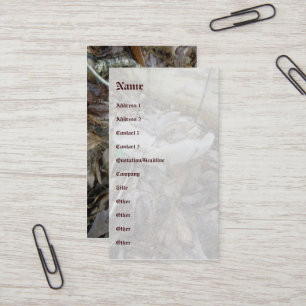 Geschäftskarte für die Koordinierung von Objekten  Visitenkarte