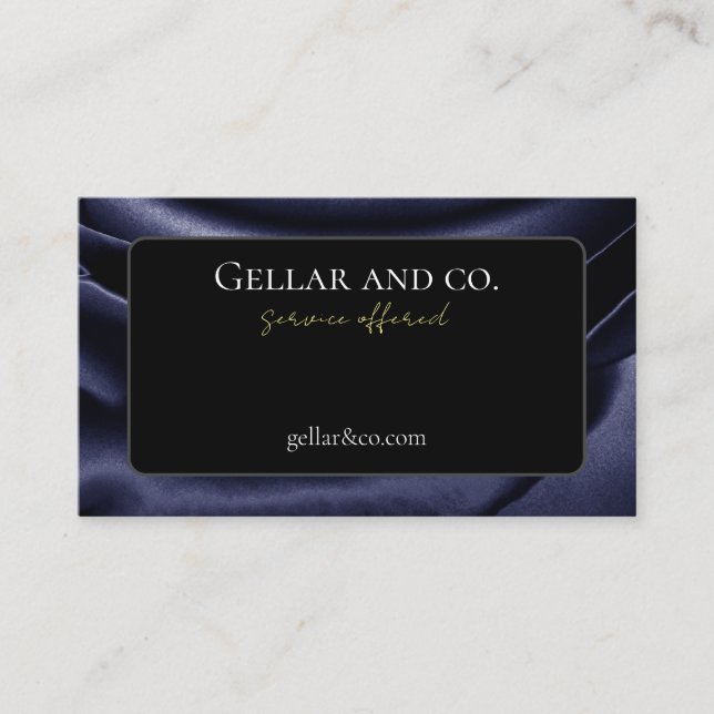 Geschäftskarte für die metallische Rose drucken Visitenkarte (Vorderseite)