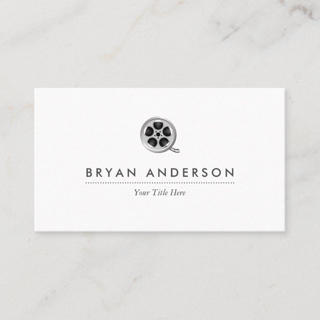 Geschäftskarte für Filmrollen Visitenkarte (Vorderseite)