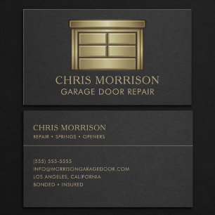 Geschäftskarte für Garagentor-Reparaturservice Visitenkarte