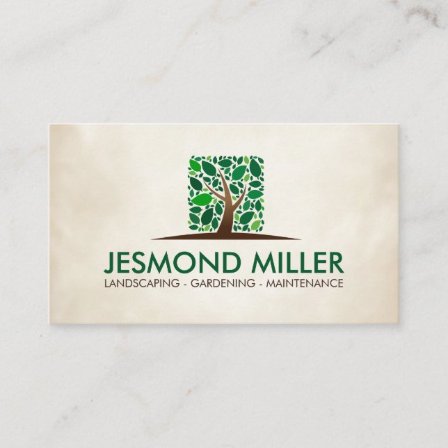 Geschäftskarte für geometrische Quadrate Visitenkarte (Vorderseite)