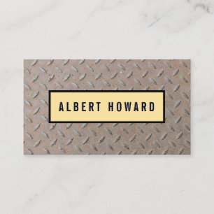 Geschäftskarte für Metallmuster Visitenkarte