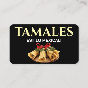 Geschäftskarte für Tamales Estilo Mexicali Visitenkarte