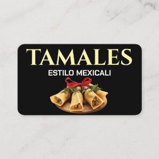 Geschäftskarte für Tamales Estilo Mexicali Visitenkarte