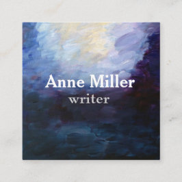 Geschäftskarte für zeitgenössische Trend Quadratische Visitenkarte