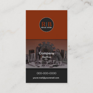 Geschäftskarte Mechanische Teile Visitenkarte