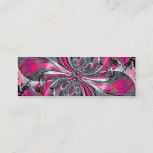 Geschäftskarte mit gemischten Signalen Mini Visitenkarte