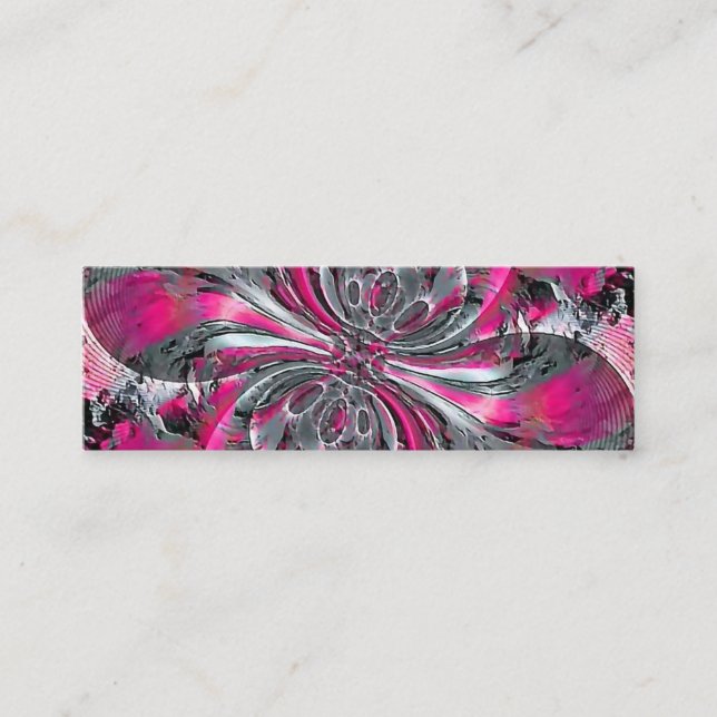 Geschäftskarte mit gemischten Signalen Mini Visitenkarte (Vorderseite)