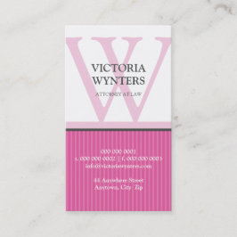 GESCHÄFTSKARTE - Modernes erstes Monogramm Visitenkarte