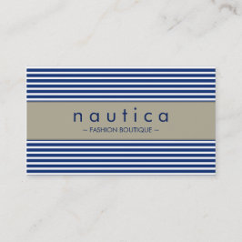 GESCHÄFTSKARTE: nautisch gestreift 25 Visitenkarte
