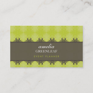 GESCHÄFTSKARTE: stilvoll gemustert 7 Visitenkarte