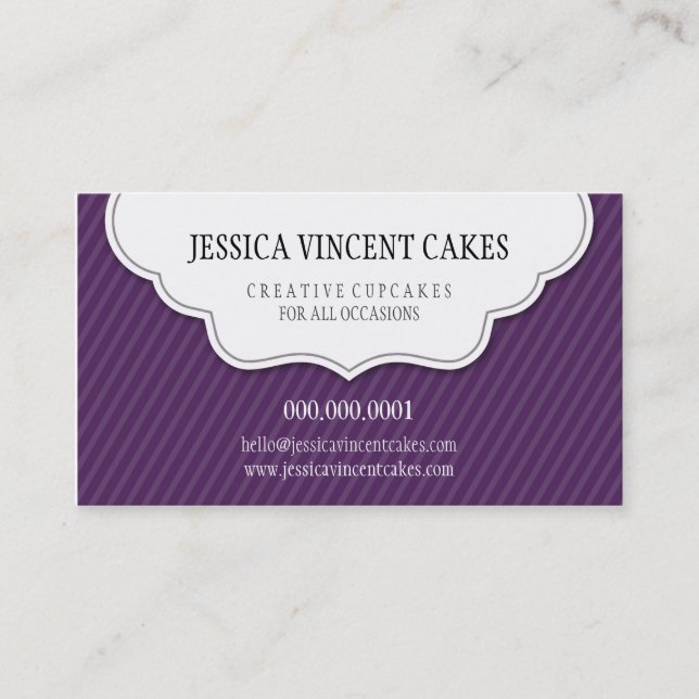 GESCHÄFTSKARTE: Süsse 4L Visitenkarte (Vorderseite)