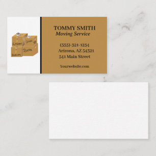 Geschäftskarte "Umzugsboxen Service" Visitenkarte