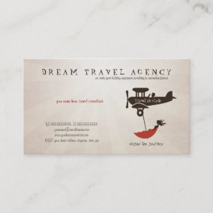 Geschäftskarte von Dream Travel Agency Visitenkarte