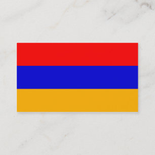 Geschäftskarten Flagge Armeniens Visitenkarte