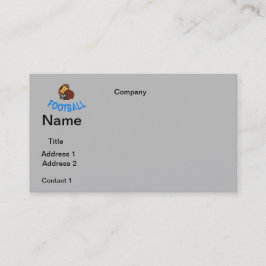 GESCHÄFTSKARTEN FOOTBALL DESIGN VISITENKARTE