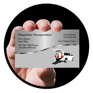 Geschäftskarten für den Transport mit dem medizini Visitenkarte