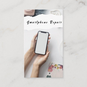 Geschäftskarten für die Reparatur von Smartphones Visitenkarte