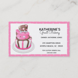 Geschäftskarten für kundenspezifische Bäckereien Visitenkarte