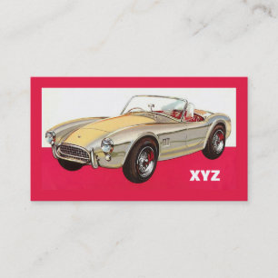 Geschäftskarten für Oldtimer individuell gestalten Visitenkarte