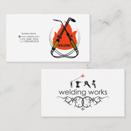 Geschäftskarten für Schweißarbeiten Visitenkarte