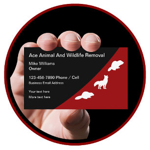 Geschäftskarten für Tiere und Wildtiere Visitenkarte