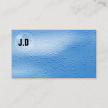 Geschäftskarten für Wasserblasen