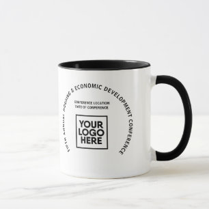 Geschäftskonferenz mit individuellem Logo  Tasse