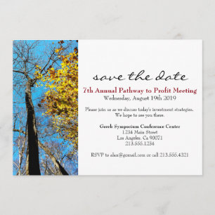 Geschäftskonferenz-Unternehmensereignis-Einladung Save The Date