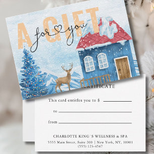 GESCHÄFTSKONTROLLBESCHEINIGUNG Weihnachtsschneem