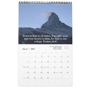 Geschäftslogo Bibel Schrift Originalfoto hinzufüge Kalender