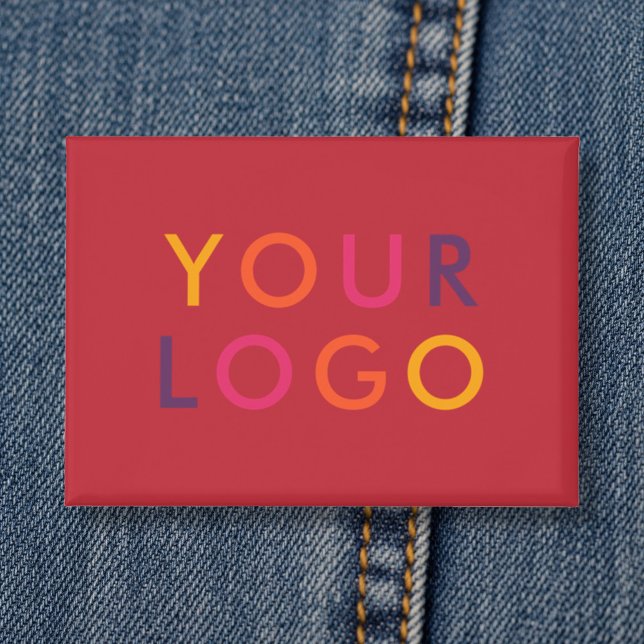 Geschäftslogo-Branding-Vorlage Rot Button (Von Creator hochgeladen)