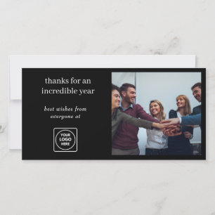 Geschäftslogo Danke Unternehmens-Feiertagsdesign Feiertagskarte