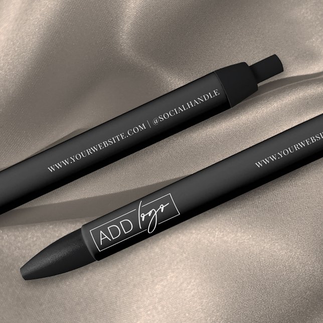 Geschäftslogo Marken-Geschenk Werbe Schwarz Kugelschreiber (Von Creator hochgeladen)