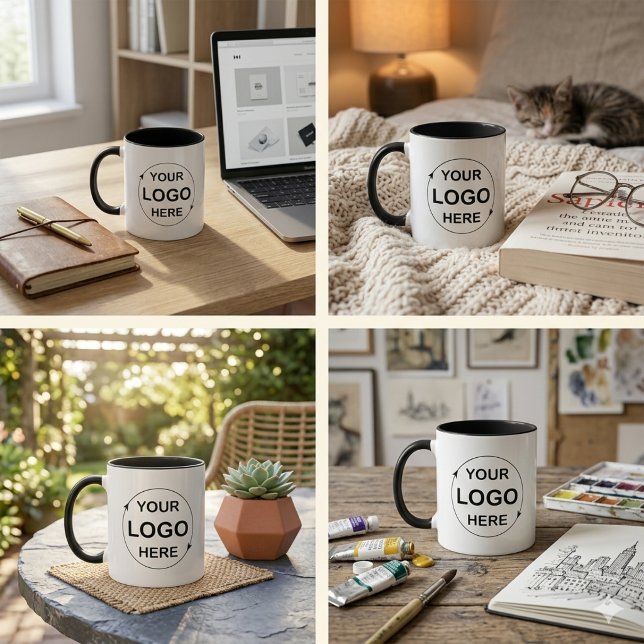 Geschäftslogo Markenpromotion Tasse (Business Logo Branded Promotion Mug)