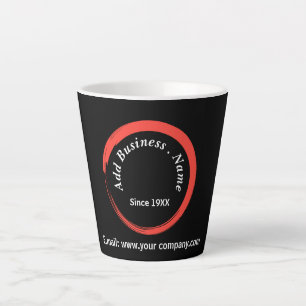 Geschäftslogo minimalistisches sauberes einfaches milchtasse