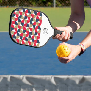 Geschäftslogo Moderne Geometrische Firma Pickleball Schläger