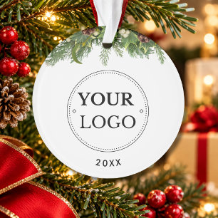 Geschäftslogo Moderne Marken-Weihnachtsgrün Ornament