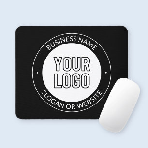 Geschäftslogo oder Design & bearbeitbarer Textbaus Mousepad