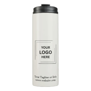 Geschäftslogo Professionelles Branding-Design Thermosbecher