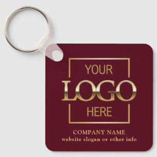 Geschäftslogo & QR-Code-Branded-Promotion Schlüsselanhänger
