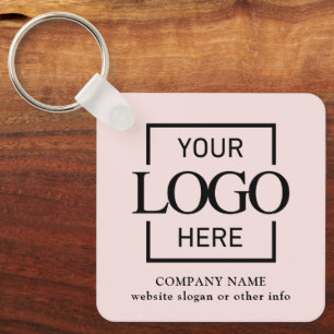 Geschäftslogo & QR-Code-Branded-Promotion Schlüsselanhänger