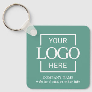 Geschäftslogo & QR-Code-Branding-Promotion Schlüsselanhänger