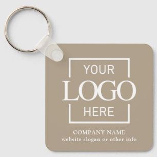 Geschäftslogo & QR-Code-Branding-Promotion Schlüsselanhänger