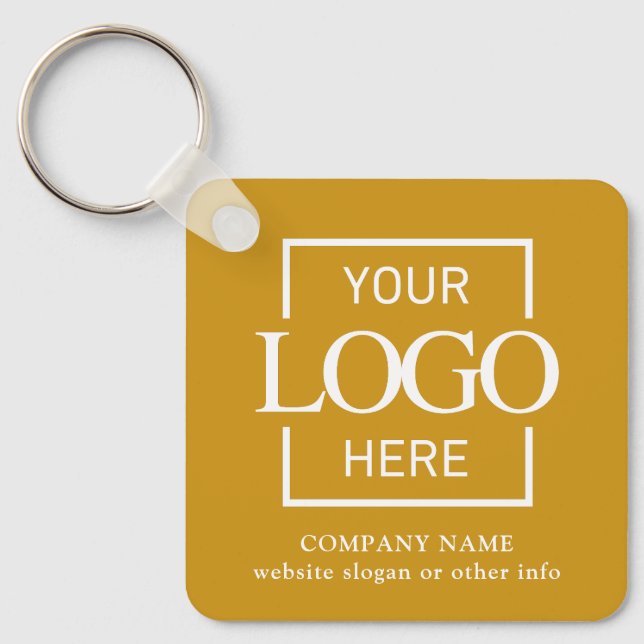 Geschäftslogo & QR-Code-Branding-Promotion Schlüsselanhänger (Vorderseite)
