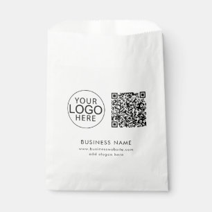 Geschäftslogo QR-Code Firmenveranstaltung Geschenktütchen