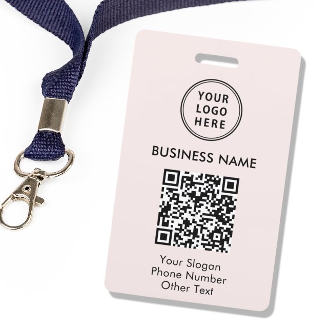Geschäftslogo QR-Code Rosa Ausweis (Von Creator hochgeladen)