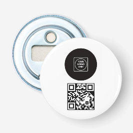 Geschäftslogo QR-Code Unternehmenswerbedesign Flaschenöffner